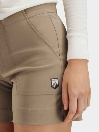 Bilde av WoolLand Romsdalseggen Shorts Long Woman D09 Driftwood
